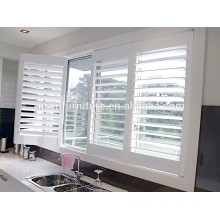 China Hangzhou Supplier hinged wooden plantation shutter louvers